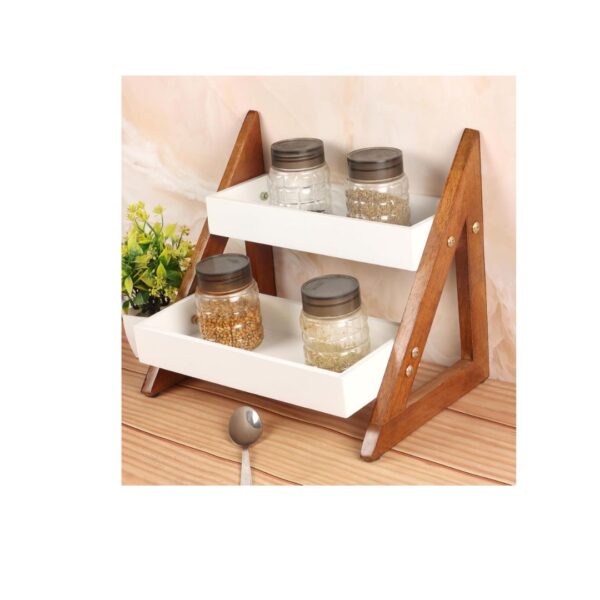 Kundi Versatile Wooden Triangular Organizer - LXINDIA.COM