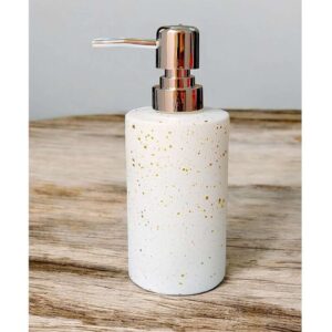 LAGET Liquid Soap Dispenser Sanitizer Dispenser Marble White - LXINDIA.COM