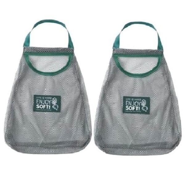 LAGET Storage Net Bag Bag for 2 PC Reusable Mesh Bag for Fruits Vegetables Pack of 2 - LXINDIA.COM