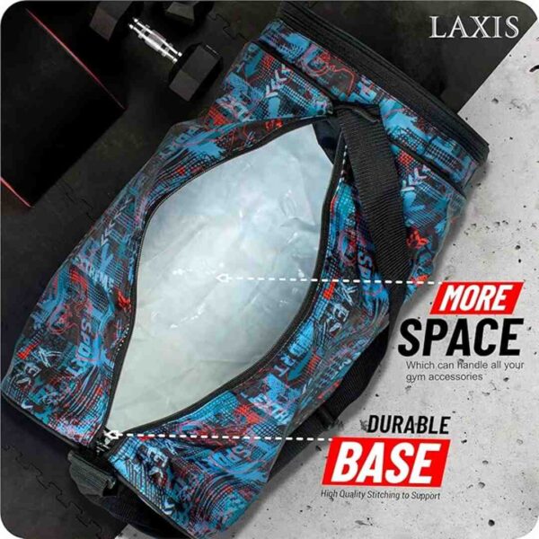 LAXIS Gym Bag Water Repellent Polyester Material Duffel Bag 2 - LXINDIA.COM