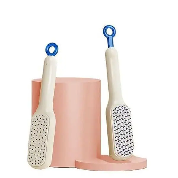 LECHEROUS Self Cleaning Hair Brush Massage Comb - LXINDIA.COM