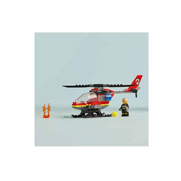 LEGO City Fire Rescue Helicopter Building Set 85 Pieces 2 - LXINDIA.COM