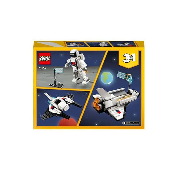 LEGO Creator Space Shuttle 31134 Building Toy Set 144 Pieces 1 - LXINDIA.COM