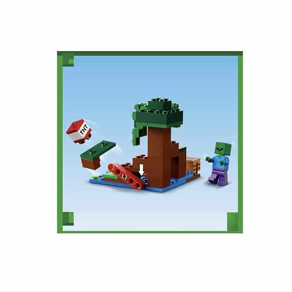 LEGO Minecraft The Swamp Adventure Building Toy Set 65 Pieces 3 - LXINDIA.COM