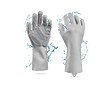 LEOPAX Heavy Duty Silicone Cleaning Hand Gloves Grey - LXINDIA.COM