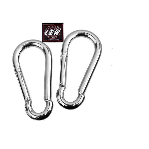 LEW Carabiner Snap Hook for Heavy Punching Bags Silver - LXINDIA.COM