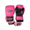 LEW Classic PU Leather Fight Boxing Gloves Pink - LXINDIA.COM