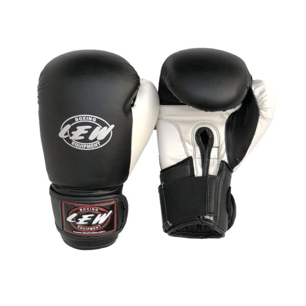 LEW Contest Pu Boxing Gloves Black - LXINDIA.COM