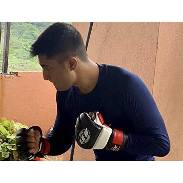 LEW Leather Grappling Training MMA Gloves A - LXINDIA.COM