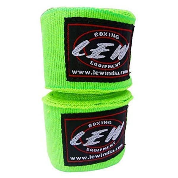 LEW Mexican Style Boxing 180 Hand And Wrist Support Neon Green - LXINDIA.COM