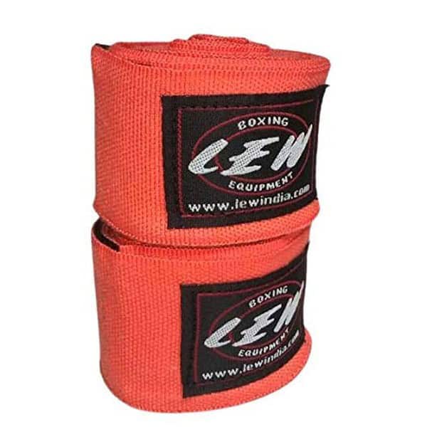 LEW Mexican Style Boxing 180 Hand And Wrist Support Orange - LXINDIA.COM