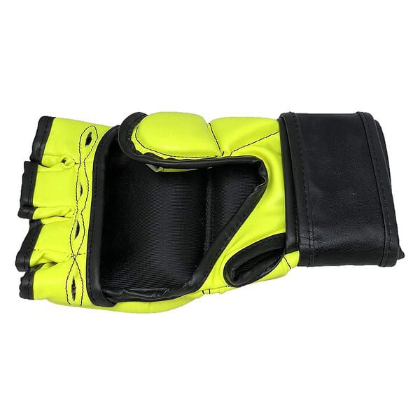 LEW Palm O Maya Hide Leather MMA Glove Green a - LXINDIA.COM