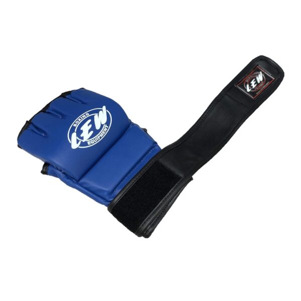 LEW Palm O Maya Hide Leather MMA Gloves Blue B - LXINDIA.COM