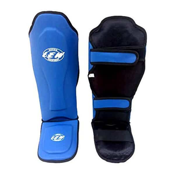 LEW Red BoxingTraining Shin Guard MMA Blue B - LXINDIA.COM