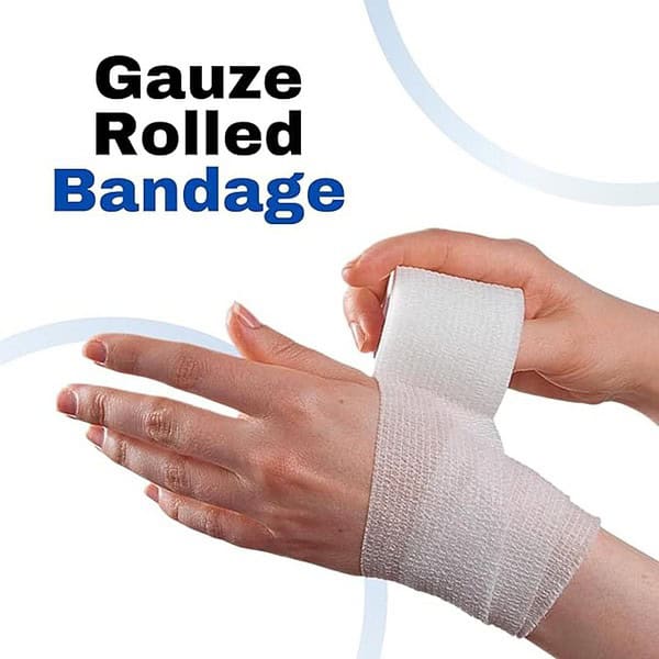 LIFEMED Super Deluxe Rolled Bandage Pack of 12 Roll 2 - LXINDIA.COM