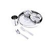 LIMETRO STEEL Stainless Steel Dinner Set Set of 24 C - LXINDIA.COM