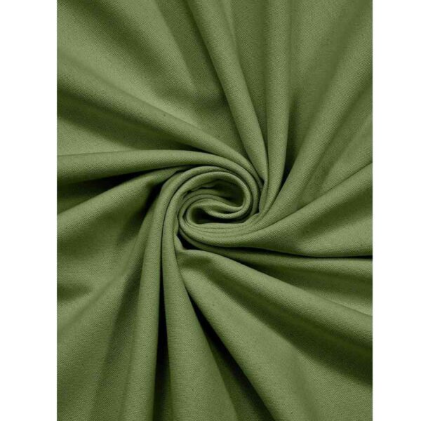 LINEN DESIGN COMPANY Cotton Curtains Set of 2 Avocado Green 2 - LXINDIA.COM