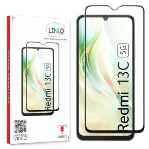 LINLO Premium Screen Protector Compatible for Redmi 13C 5G Redmi 13C 4G And Poco C65 - LXINDIA.COM