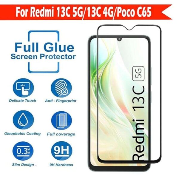 LINLO Premium Screen Protector Compatible for Redmi 13C 5G Redmi 13C 4G And Poco C651 - LXINDIA.COM