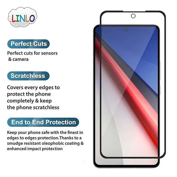 LINLO Screen Protector Compatible for iQoo12 iQoo11 iQoo Neo7 Pro iQoo Neo7 iQoo 9T2 - LXINDIA.COM