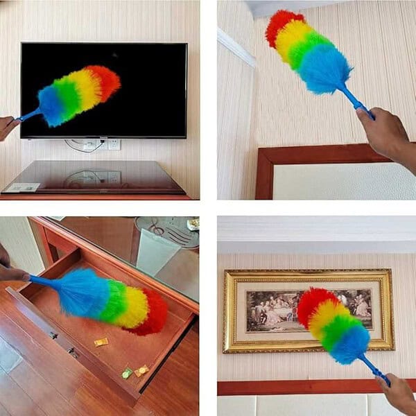 LIRABS Durable Light Weight Static Multipurpose Microfiber Feather Duster 3 - LXINDIA.COM