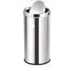 LITTERBIN Stainless Steel Swing Dust Bin with Lid 30 Liter - LXINDIA.COM