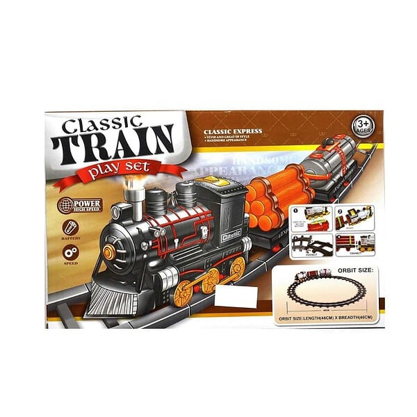 LUMO BRILLIANT TOYS Vintage Classic Train Play Set Model 2 min - LXINDIA.COM