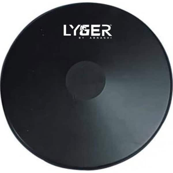 LYGER Rubber Discus Throw 2 Kg Black - LXINDIA.COM