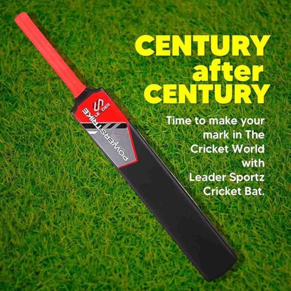 Leader Sportz Powerstrike Cricket Bat Hard Plastic Bat Full Size 1 - LXINDIA.COM