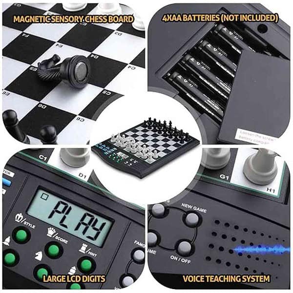 Leveroam Electronic Chess Board with Voice Tutor 1 - LXINDIA.COM