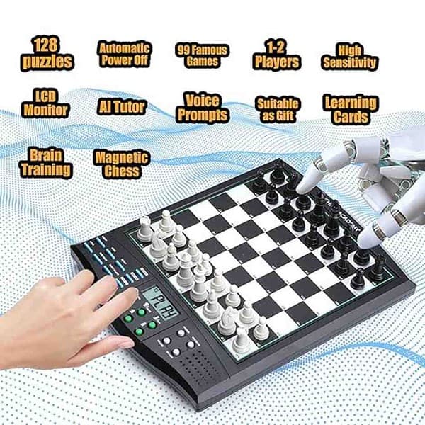 Leveroam Electronic Chess Board with Voice Tutor 3 - LXINDIA.COM