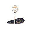 Li Ning Air Force 80 Lite Carbon Fibre Strung Badminton Racket with Full Racket Cover Navy and Orange - LXINDIA.COM