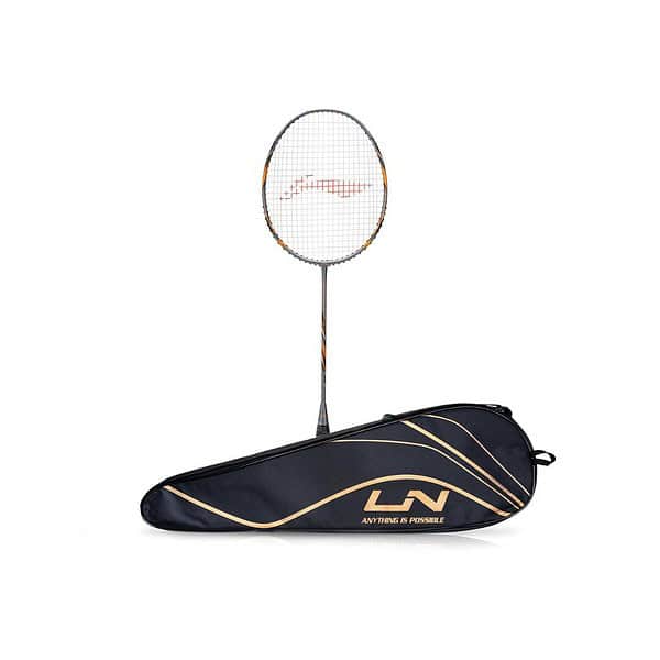 Li Ning Super Series 900 Strung Badminton Racket with Free Full Cover Grey CopperA - LXINDIA.COM