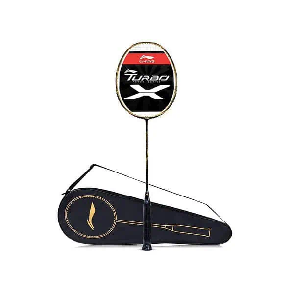 Li Ning Turbo Strung Badminton Racket BLACK GOLD - LXINDIA.COM