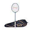 Li Ning Wind Lite 700 Carbon Graphite Badminton Strung Racket with Full Racket Cover Navy and Brass - LXINDIA.COM