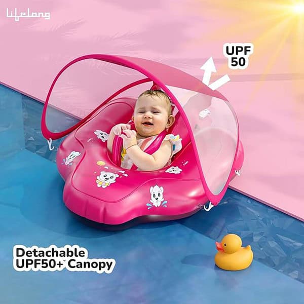 Lifelong Baby Swimming Tube with Canopy Baby Pool Seat 1 - LXINDIA.COM