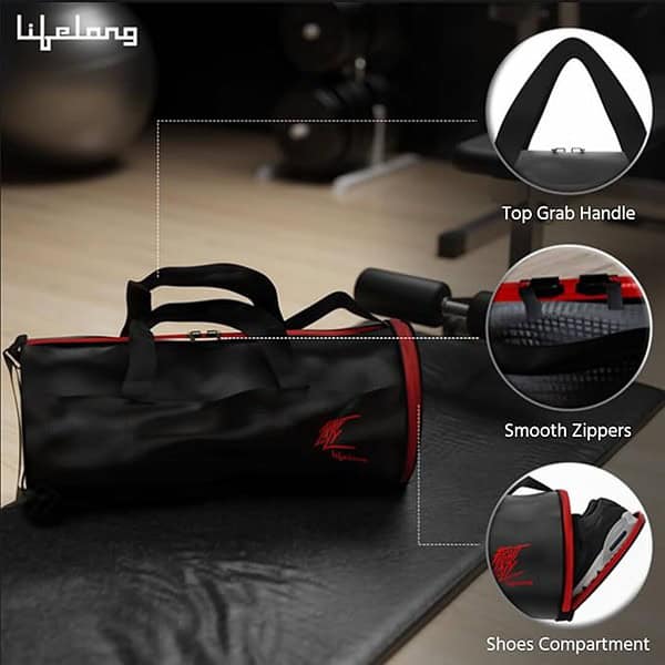 Lifelong LLGB02 Gym Bag Unisex Gym Bags 1 - LXINDIA.COM