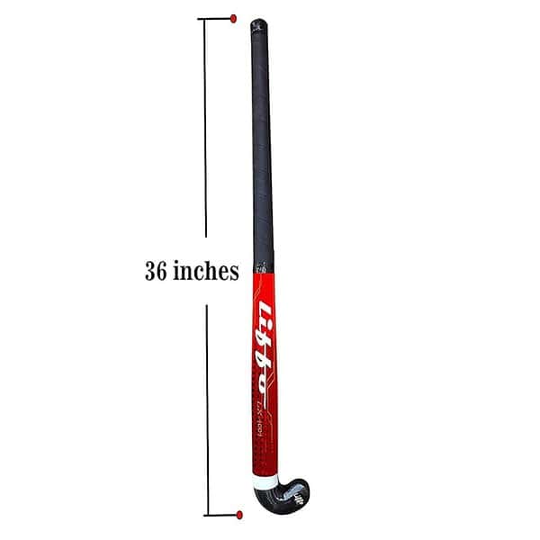 Liffo LX 1001 Hockey Sticks 1 Ball and 1 Cover L 36 Inc Red 2 - LXINDIA.COM