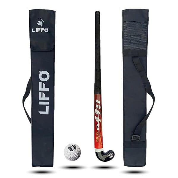 Liffo LX 1001 Hockey Sticks 1 Ball and 1 Cover L 36 Inc Red - LXINDIA.COM