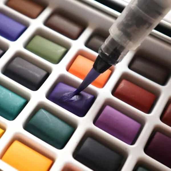 Like It Solid Watercolor Paint Set With Portable Metal Box Set Of 502 - LXINDIA.COM