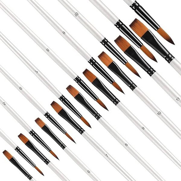 Like it Paint Brushes Set 12 PCS Artist Brush3 - LXINDIA.COM