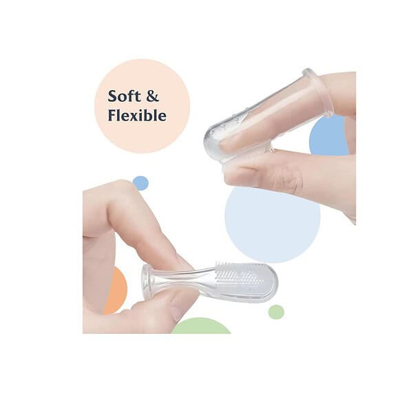 LilyTots Silicone Baby Finger Toothbrush 1 2 - LXINDIA.COM