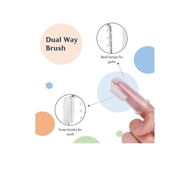 LilyTots Silicone Baby Finger Toothbrush 1 - LXINDIA.COM