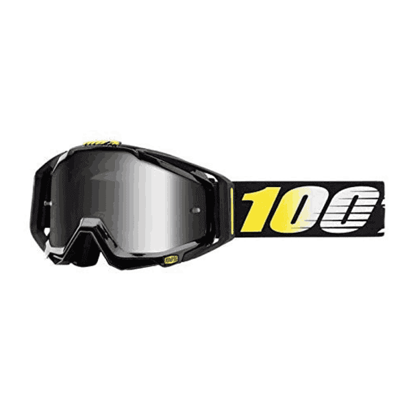 Lista Motorbike ATV Dirt Bike Racing Transparent Goggles With Adjustable Strap - LXINDIA.COM