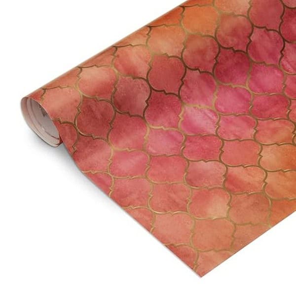 Little Birdie Gift Wrapping Paper Sheets Moroccan Trellis Rosy Notes 20 X 30inch 8 Sheets - LXINDIA.COM