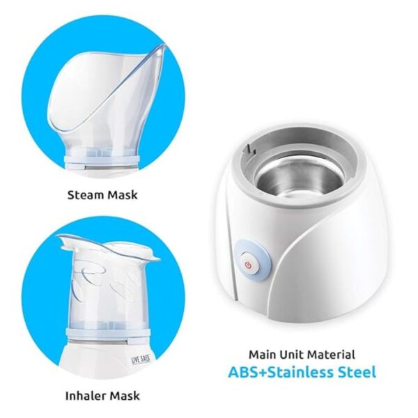 Live Safe Facial Steamer and Vaporizer with Adjustable Steam Control3 - LXINDIA.COM