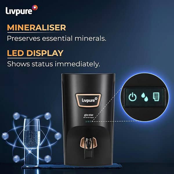 Livpure Glo Star Copper Water Purifier Black3 1 - LXINDIA.COM