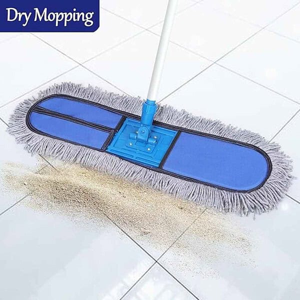 Livronic Plastic Wet And Dry Cotton Pad Floor Mop 1 - LXINDIA.COM