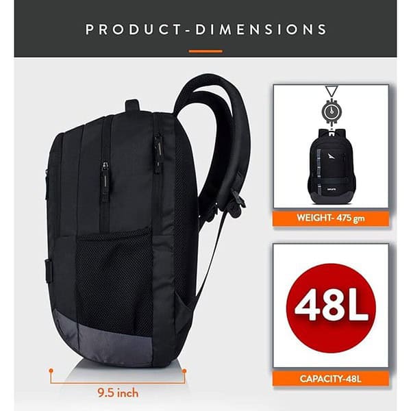 Lunars Bingo 48 L Laptop Office School Travel Business Backpack 2 - LXINDIA.COM