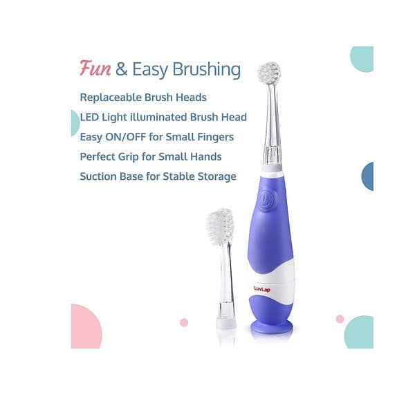 LuvLap Hippo Joy Baby Sonic Tooth brush - LXINDIA.COM